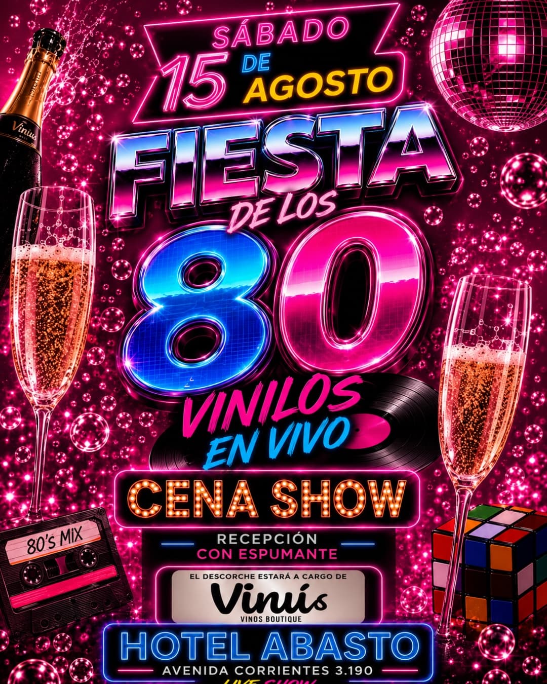 FIESTA DE LOS 80